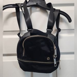 Lululemon Black backpack and crossbody small bag